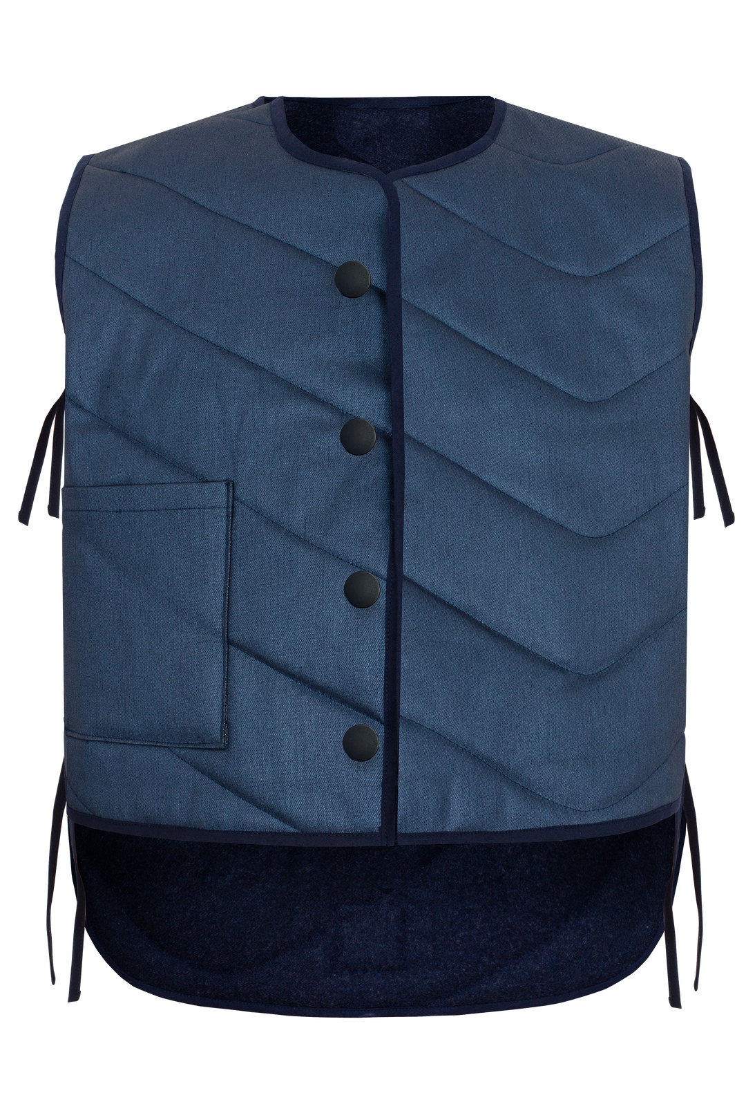 Blue Antonia doublesided vest